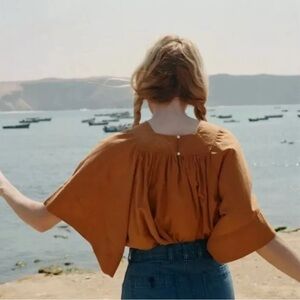 DOEN BELLA TOP IN FAWN - XSMALL